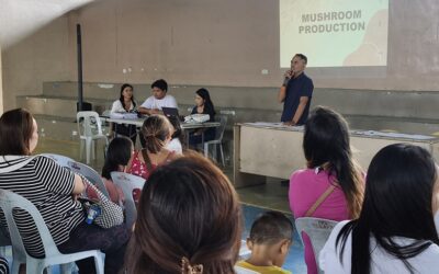 CCMF-Bikol shares technique on  Mushroom Production to MovEd parents